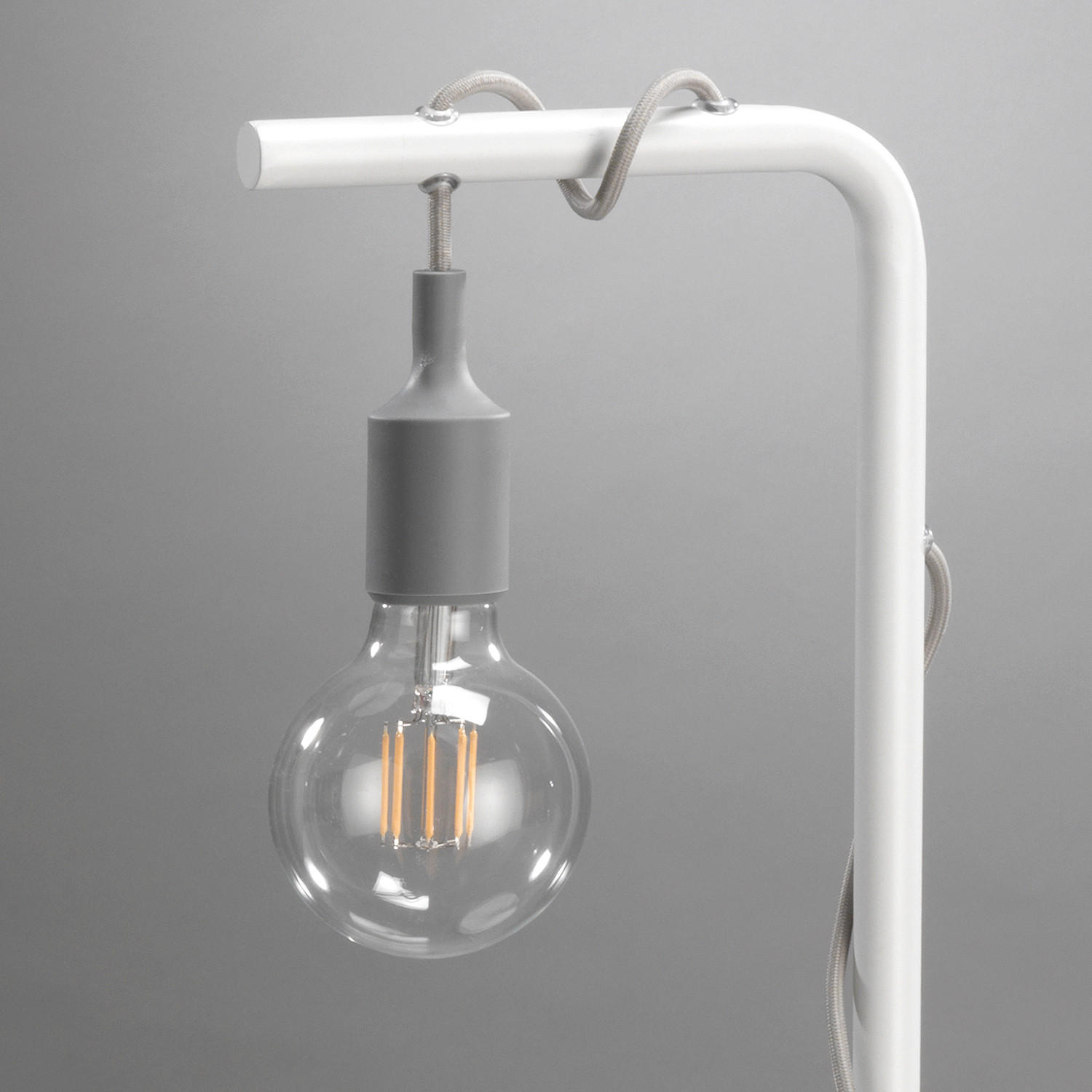 TISCHLEUCHTE 30/15/48 cm   - Perlmutt/Schwarz, Basics, Kunststoff/Metall (30/15/48cm)