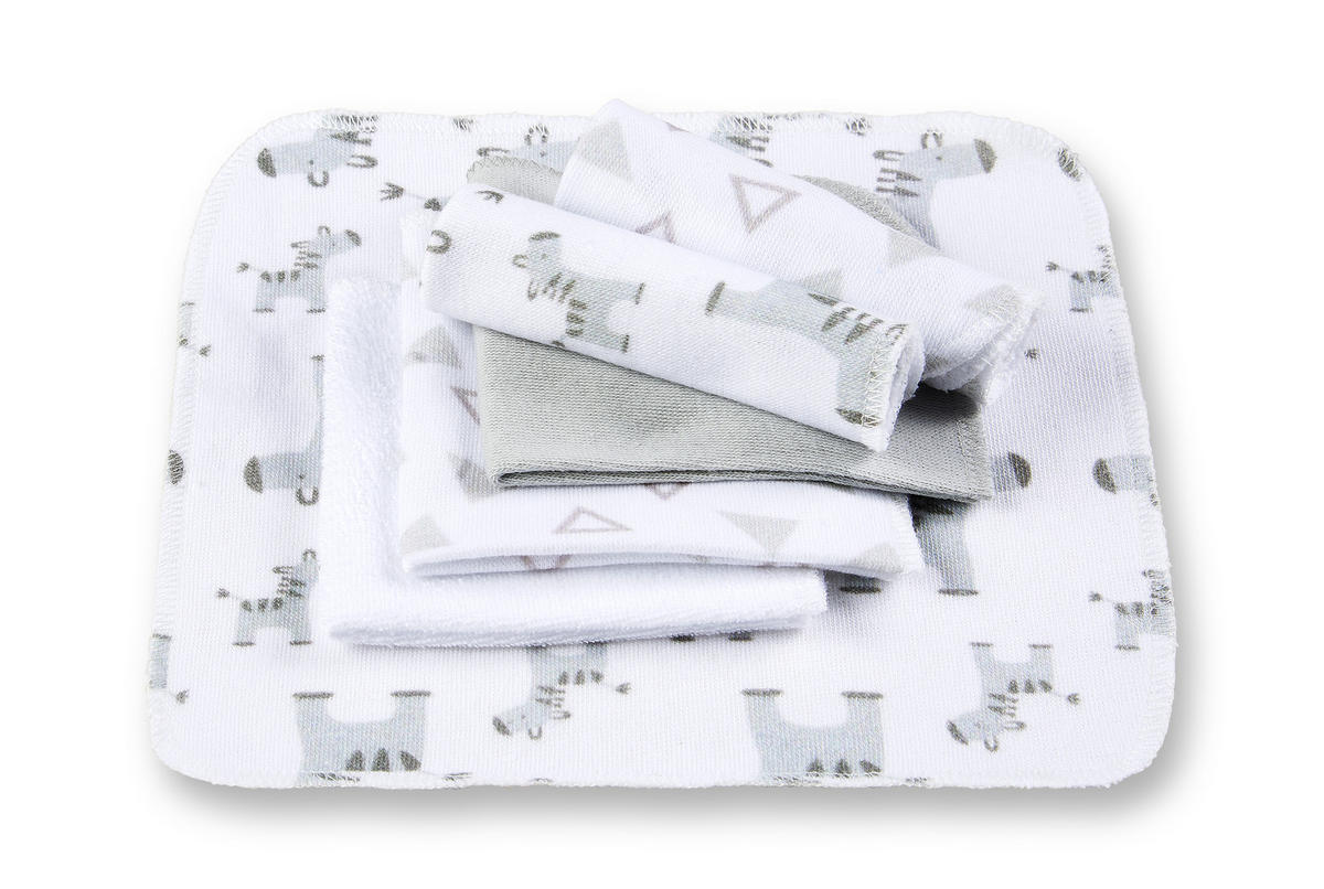 HANDRIČKA NA UMÝVANIE - sivá, Basics, textil (22/22cm) - My Baby Lou