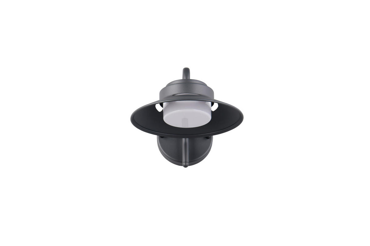 AUSSENWANDLEUCHTE Atrato 26/16,5/20 cm  - Anthrazit/Weiß, KONVENTIONELL, Kunststoff/Metall (26/16,5/20cm) - Trio Leuchten