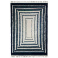 HANDWEBTEPPICH 200/300 cm Blau  - Blau, Basics, Textil (200/300cm)