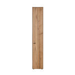 ZEILENSCHRANK Eichefarben  35,5/205,5/37,1 cm  - Eichefarben/Graphitfarben, Design, Holz/Holzwerkstoff (35,5/205,5/37,1cm) - Dieter Knoll