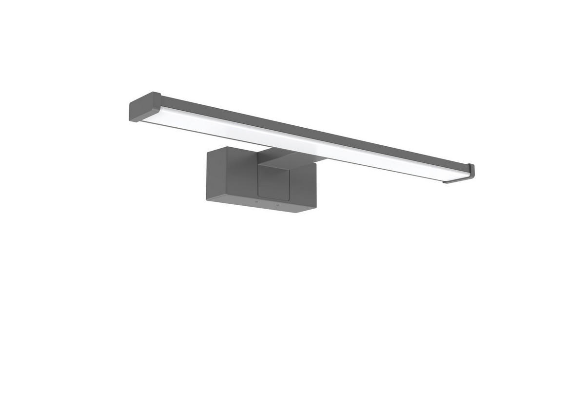 KUPAONSKA ZIDNA SVJETILJKA  - crna, Basics, plastika (30/5,1/13,8cm)