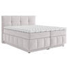 BOXSPRINGBETT 180/200 cm  in Beige  - Beige/Schwarz, Konventionell, Kunststoff/Textil (180/200cm) - Carryhome