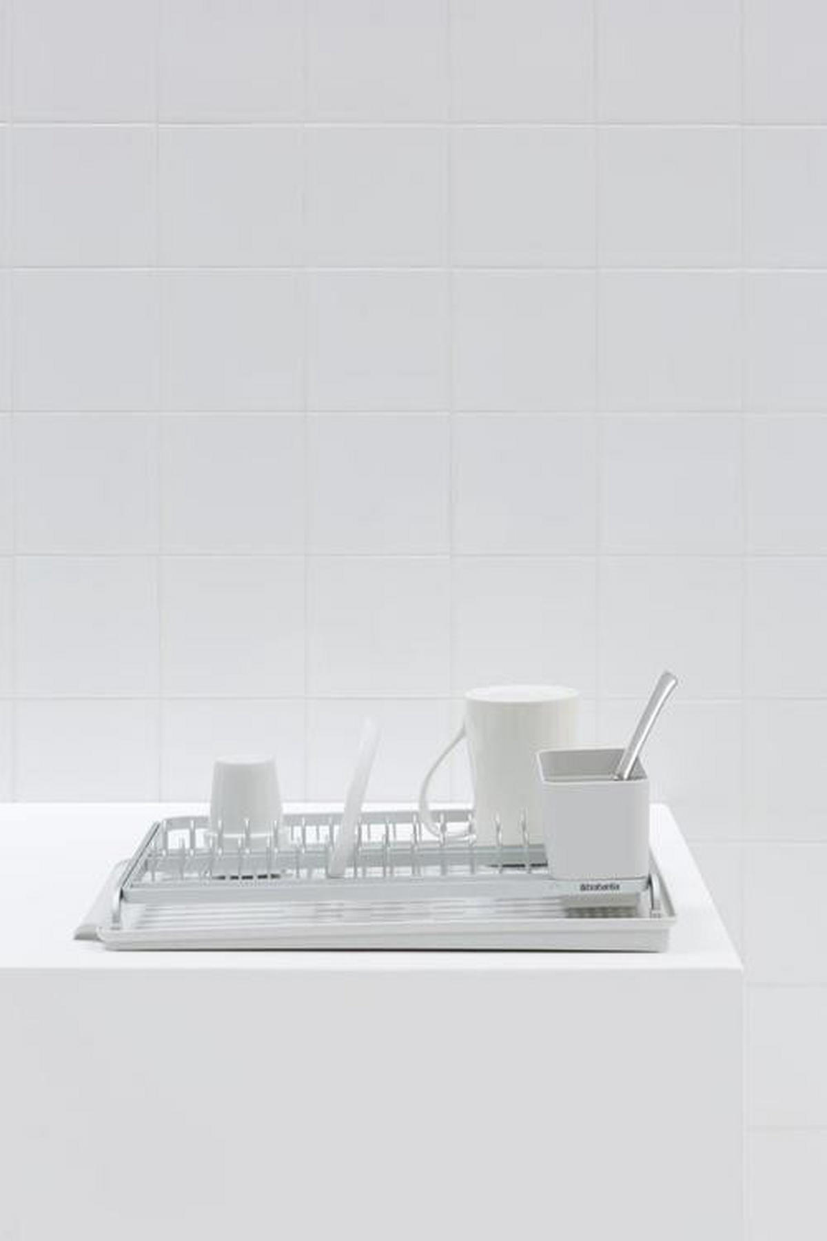 PODLOŽKA NA ODKVAP. RIADU - sivá, Design, kov (38,6/14,2/49,2cm) - Brabantia