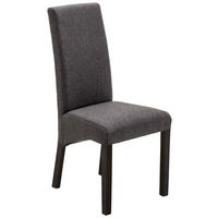 STUHL  in Webstoff Textil  - Anthrazit/Buche Kolonial, KONVENTIONELL, Holz/Textil (47/102/57cm) - Carryhome