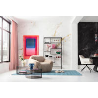 SESSEL in Creme  - Creme, Design, Fell (115/81/104,5cm) - Kare-Design