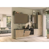 BLOK KUHINJA S APARATIMA   - Basics, drvni materijal (320cm) - Xora