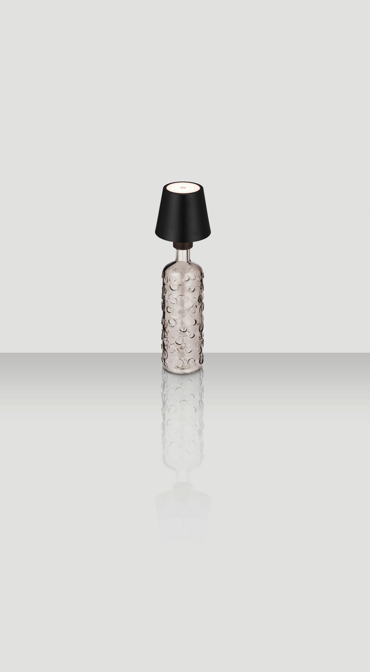 VEIOZĂ CU ACUMULATOR - negru, Design, metal (11/12,2cm) - Novel