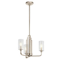 KRONLEUCHTER Kimrose 45.9/47.9 cm   - Nickelfarben, KONVENTIONELL, Glas/Metall (45.9/47.9cm) - Elstead Lighting