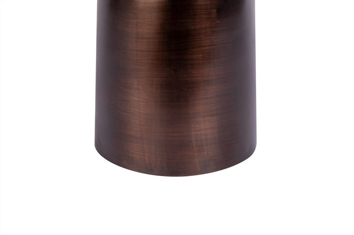 BEISTELLTISCH Braun, Grün  - Braun/Grün, Design, Stein/Metall (47/47/47cm) - Kayoom