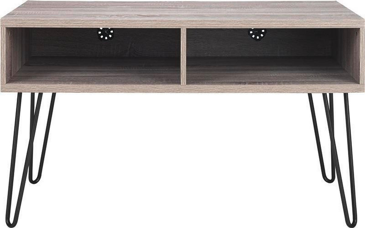 LOWBOARD Owen   in 107/63/50 cm  - Eichefarben/Eiche grau, Design, Papier/Holzwerkstoff (107/63/50cm) - MID.YOU