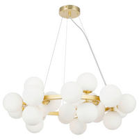 PENDELLEUCHTE 23,8/135,4/69 cm  - Goldfarben, Basics, Glas/Metall (23,8/135,4/69cm) - MAYTONI