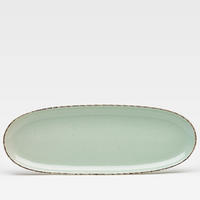 PLATTE - Hellgrün, Basics, Keramik (34/12,5/2,1cm) - Van Well