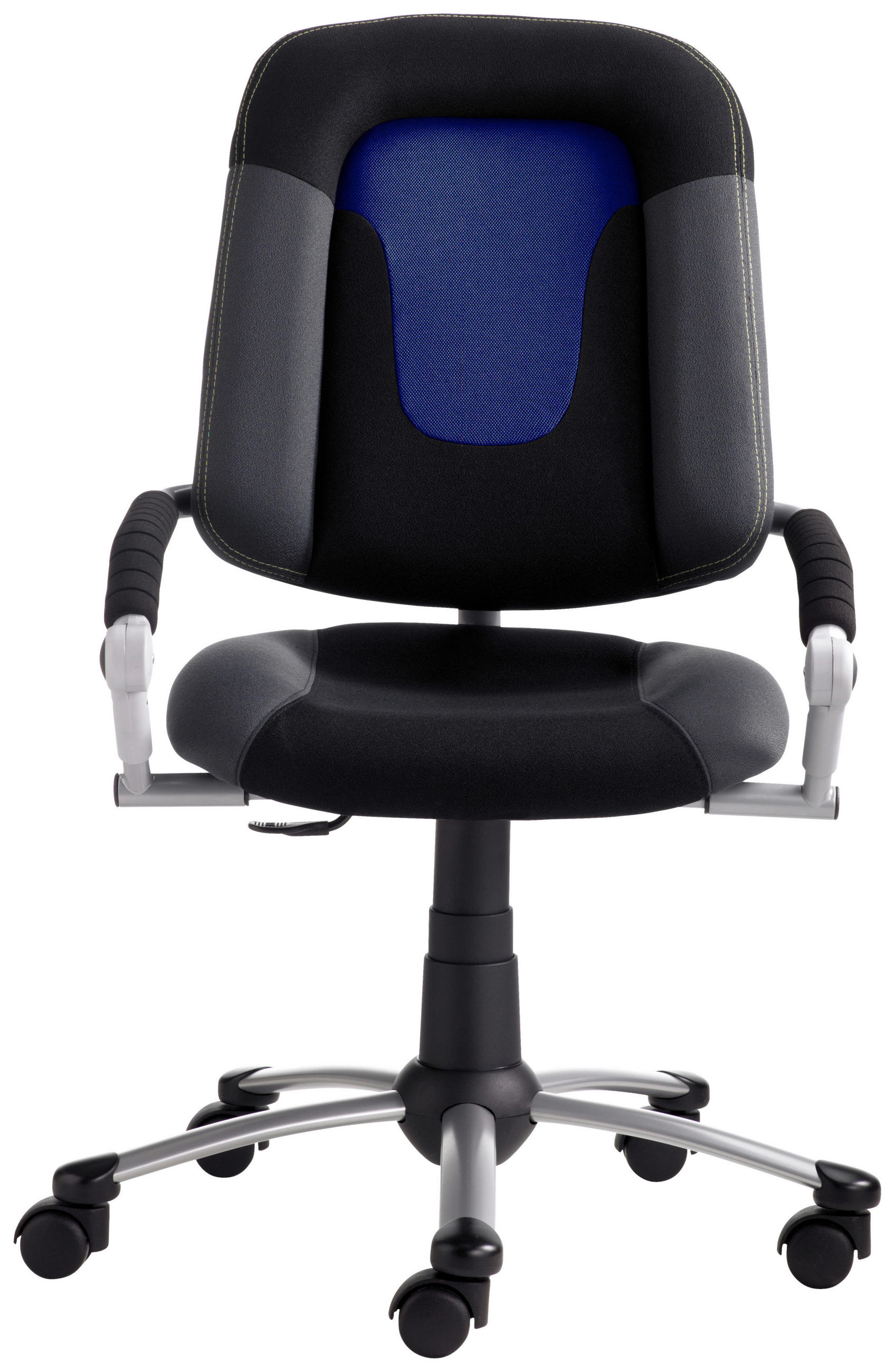 JUGENDDREHSTUHL Anthrazit, Blau, Schwarz  - Blau/Anthrazit, Basics, Metall (60/86-99/67cm) - Stylife