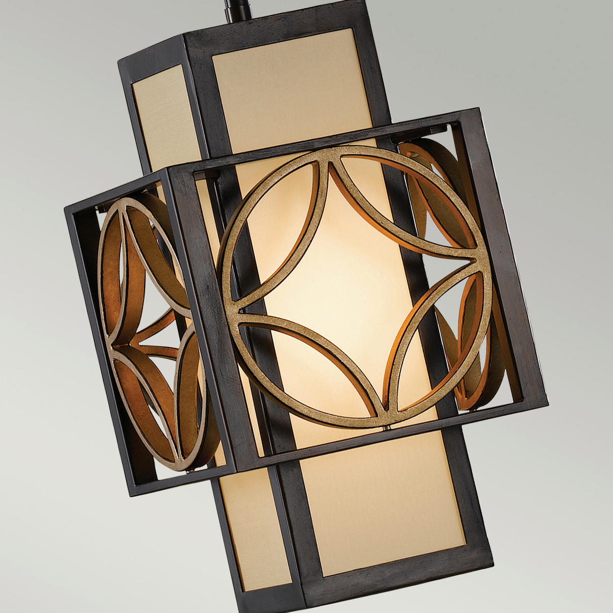 HÄNGELEUCHTE Elstead Remy 20.3/44 cm   - Goldfarben/Bronzefarben, KONVENTIONELL, Metall (20.3/44cm) - Elstead Lighting