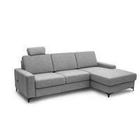 COLTAR EXTENSIBIL lemn, material pe bază de lemn gri  - negru/gri, Basics, lemn/metal (252/88/158cm) - Hom`in
