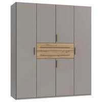 KLEIDERSCHRANK 180/208/65 cm,  in Sahara, Eiche Artisan, 6 Tür(en)  - Eiche Artisan/Sahara, MODERN, Holzwerkstoff (180/208/65cm) - Boxxx