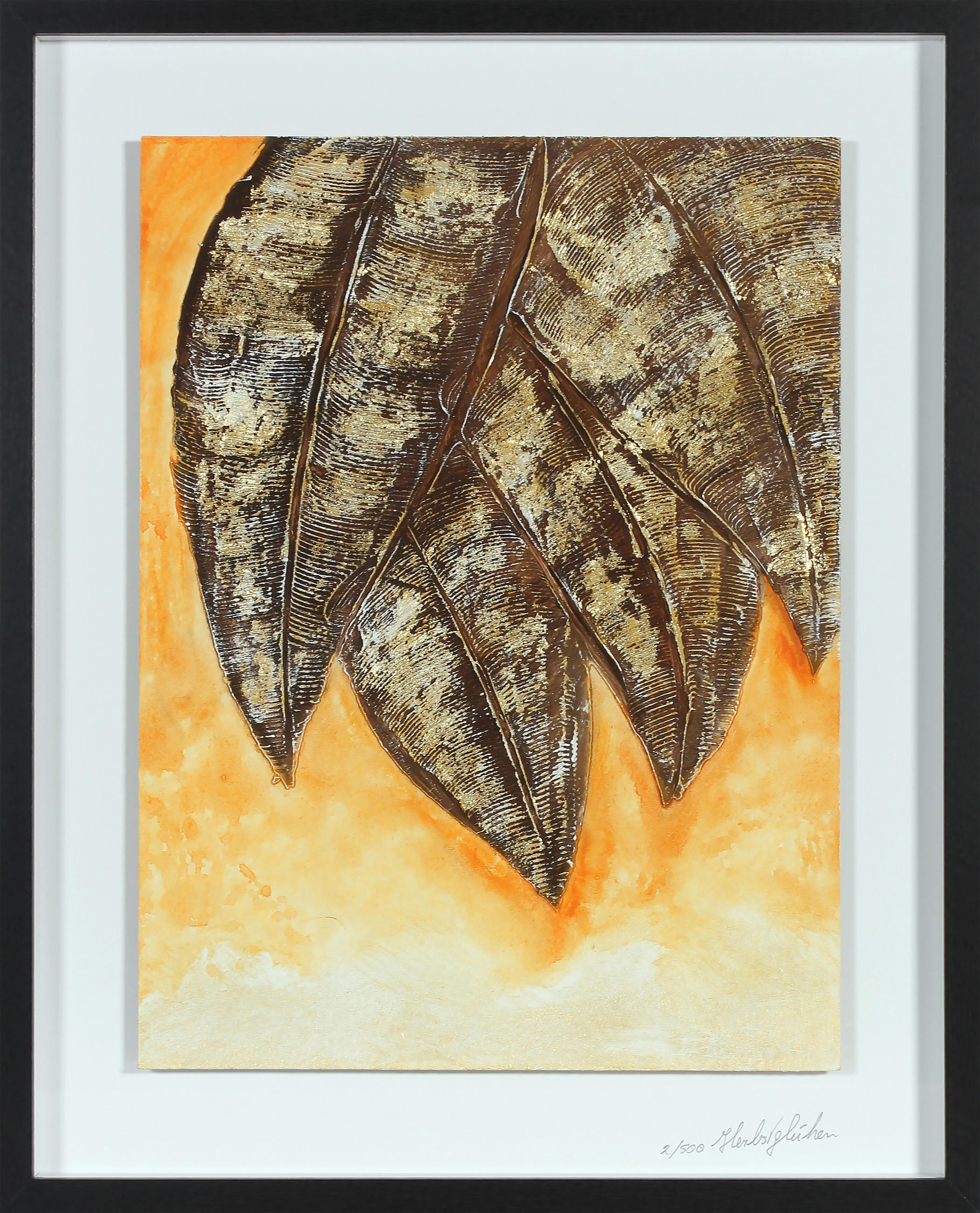 KUNSTDRUCK Landschaft & Natur, Abstraktes 52,2/42,2/3 cm  - Multicolor/Schwarz, KONVENTIONELL, Holz/Papier (52,2/42,2/3cm)
