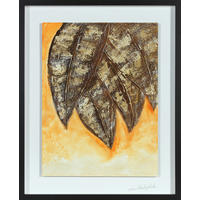 KUNSTDRUCK Landschaft & Natur, Abstraktes 52,2/42,2/3 cm  - Multicolor/Schwarz, KONVENTIONELL, Holz/Papier (52,2/42,2/3cm)