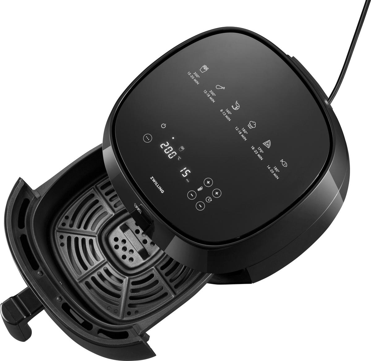 HEIßLUFTFRITTEUSE ZWILLING ENFINIGY 4 L  - Schwarz, Basics, Kunststoff - Zwilling