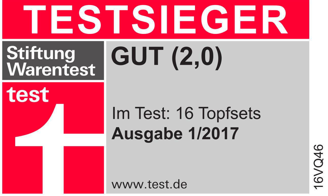 Thumbnail - Fissler Kochtopfset Intensa, Silber, Metall, 5-teilig, 16 cm,20 cm,16 cm, rund, Messskala, rostfrei, breiter Schüttrand,...