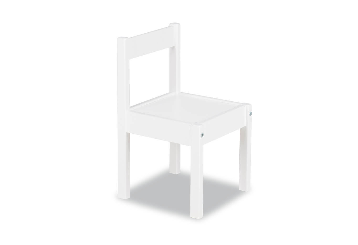 KINDERSTUHL - Weiß, Basics, Holz (28/51/26cm) - Pinolino