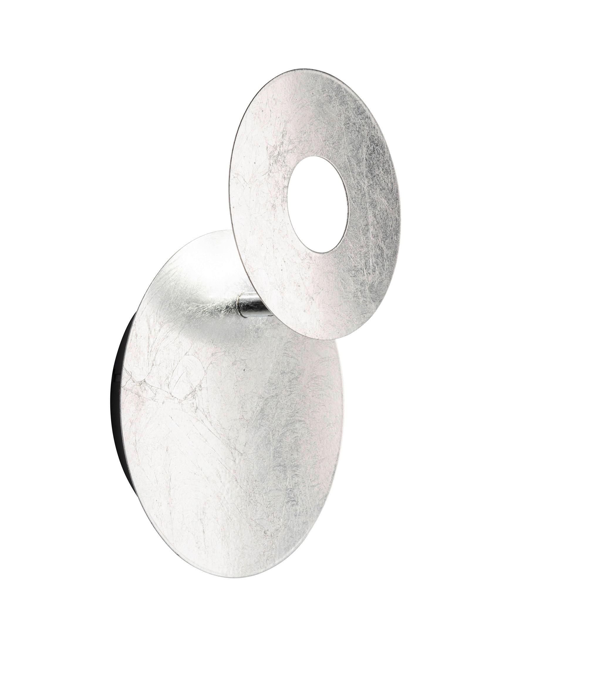APLICĂ DE PERETE CU LED - argintiu, Design, plastic/metal (18/6,5cm) - Wofi