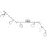 LED-STRAHLER - Chromfarben, Design, Kunststoff/Metall (180/11/21cm) - Novel LED-STRAHLER - Chromfarben, Design, Kunststoff/Metall (180/11/21cm) - Novel