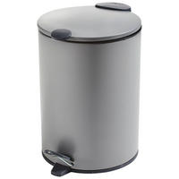 KOSMETIKEIMER Mats 3 L  - Altrosa/Schwarz, Basics, Kunststoff/Metall (17/23cm) - Kela