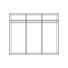 SCHWEBETÜRENSCHRANK in Graphitfarben - Alufarben/Graphitfarben, Design, Glas/Holzwerkstoff (300/236/68cm) - Hom`in SCHWEBETÜRENSCHRANK in Graphitfarben - Alufarben/Graphitfarben, Design, Glas/Holzwerkstoff (300/236/68cm) - Hom`in