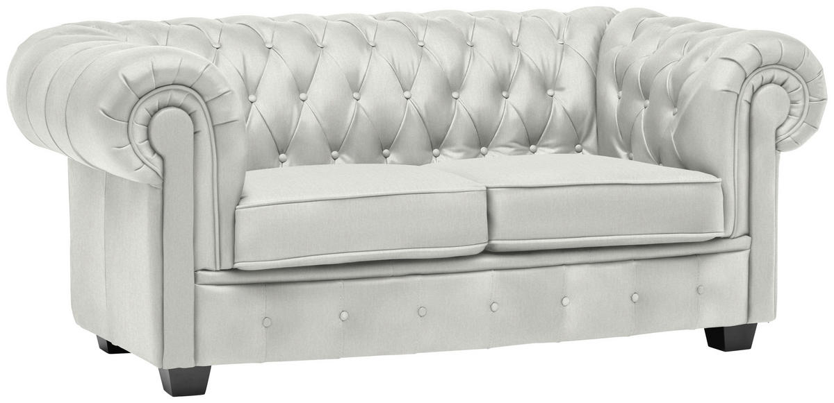 CHESTERFIELD-SOFA in Webstoff Naturfarben  - Wengefarben/Naturfarben, Lifestyle, Holz/Textil (180/76,5/96cm) - Landscape