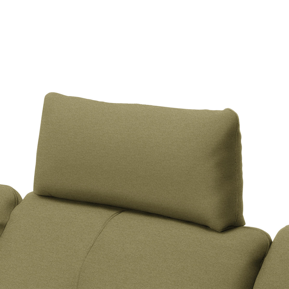 ECKSOFA in Webstoff Olivgrün  - Schwarz/Olivgrün, Design, Textil/Metall (179/301cm) - Chilliano