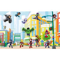FOTOTAPETE SPIDEY SIGHTSEEING  - Naturfarben, Design, Textil (400/250cm) - Marvel