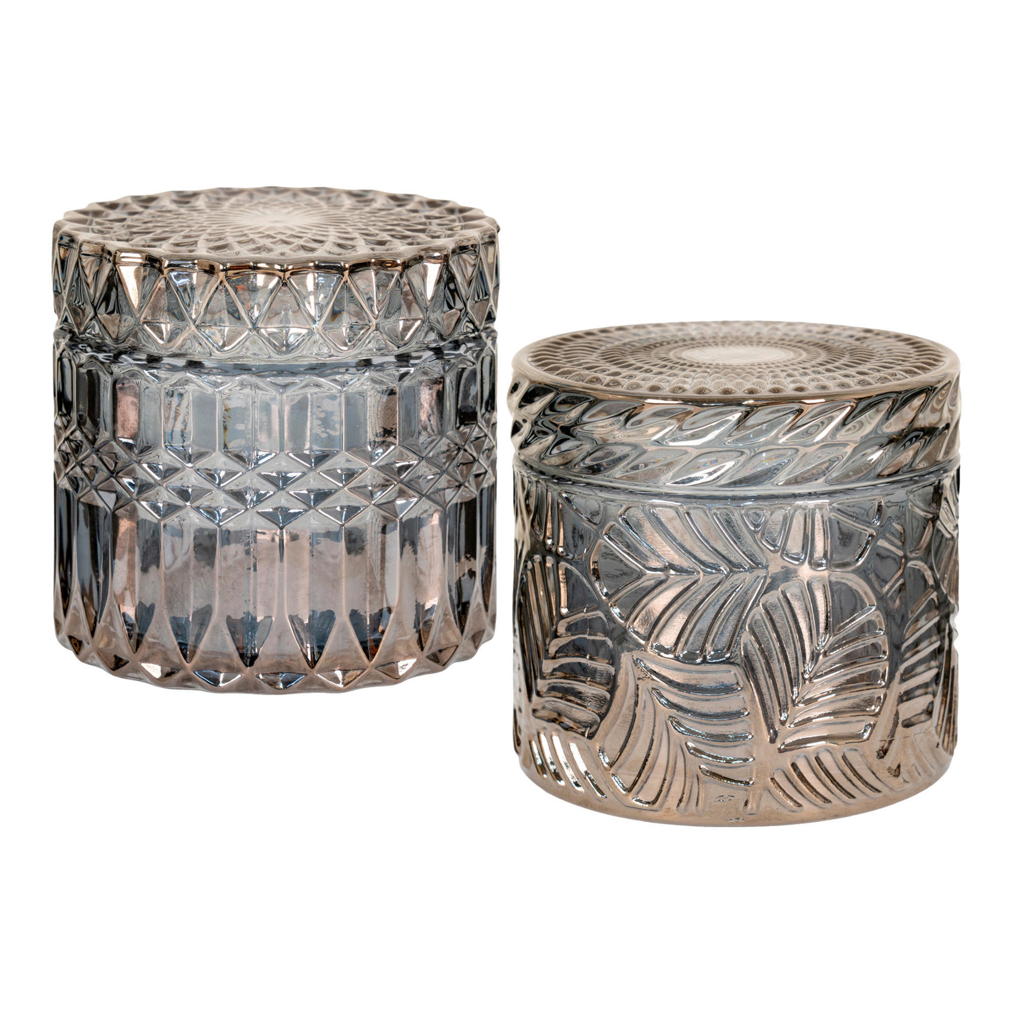 XXXLutz Dekodose Jars Grau 9x8.5x9 cm