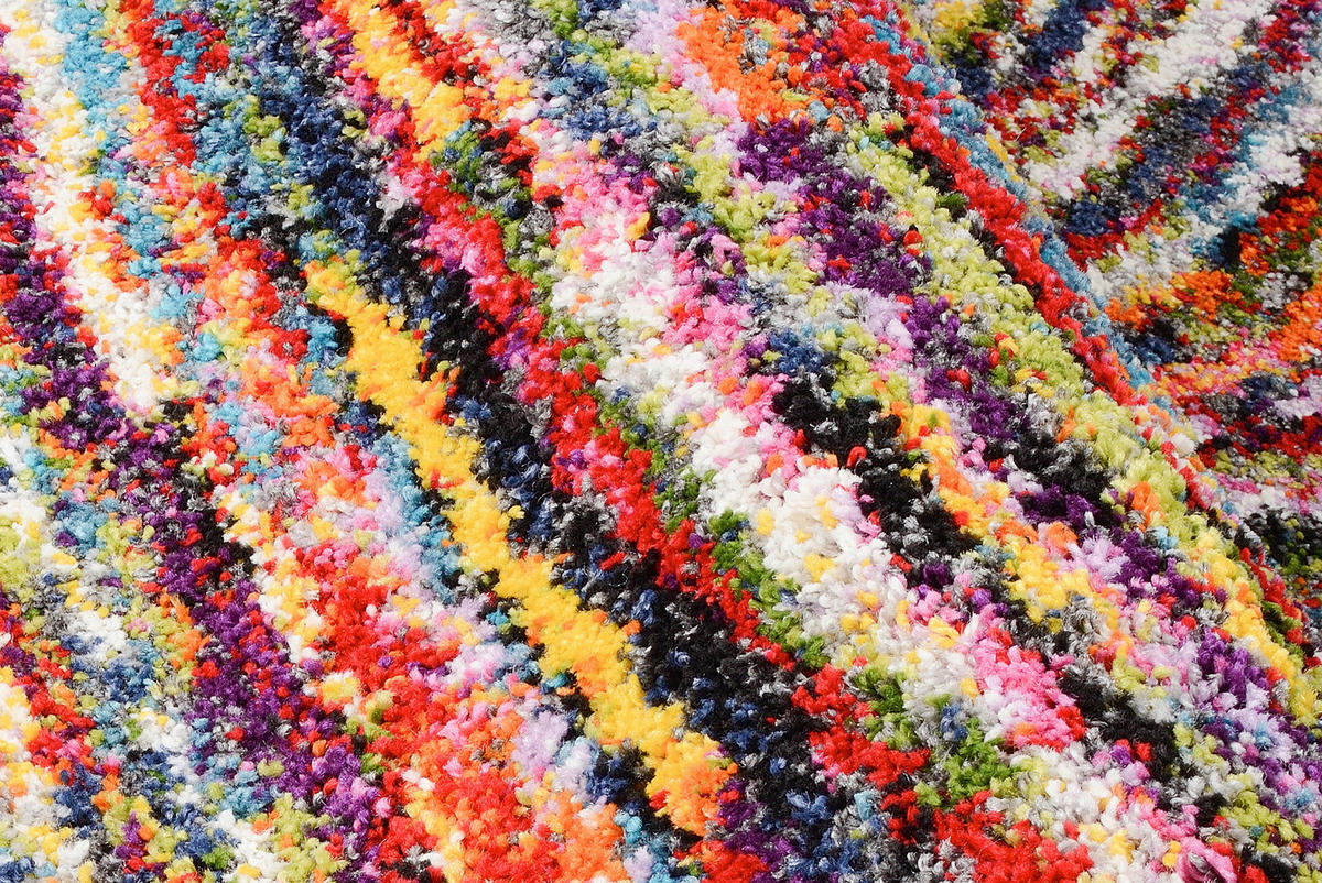 WEBTEPPICH  Wohnzimmer 120/170 cm Color Face Multicolor rechteckig  - Multicolor, Trend, Textil (120/170cm) - Novel