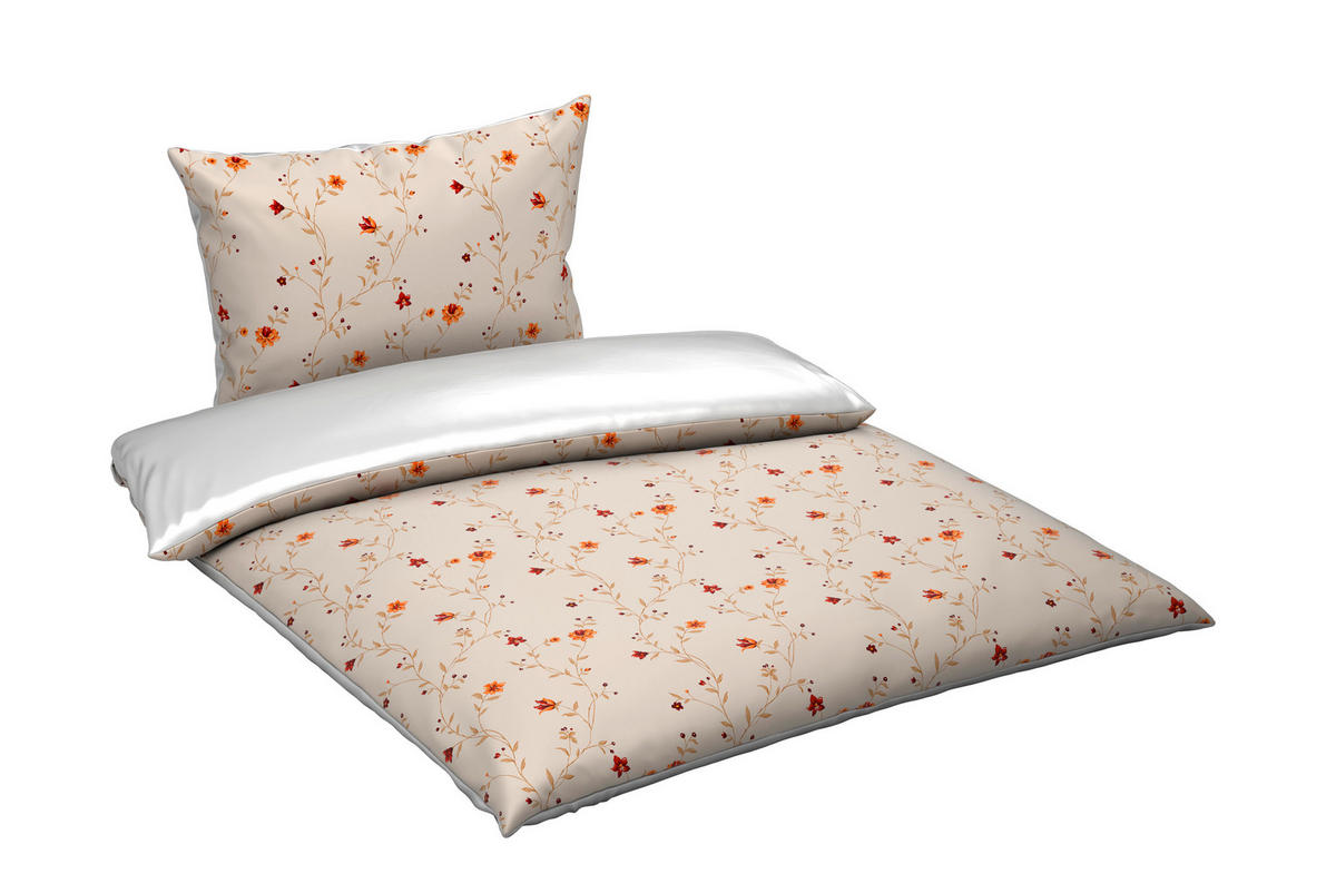OBOUSTRANNÉ POVLEČENÍ, satén, krémová, 140/200 cm - krémová, textil (140/200cm) - Esposa