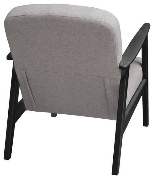 SESSEL in Webstoff Beige, Grau, Schwarz  - Beige/Schwarz, Natur, Holz/Textil (63/78/78cm) - Livetastic