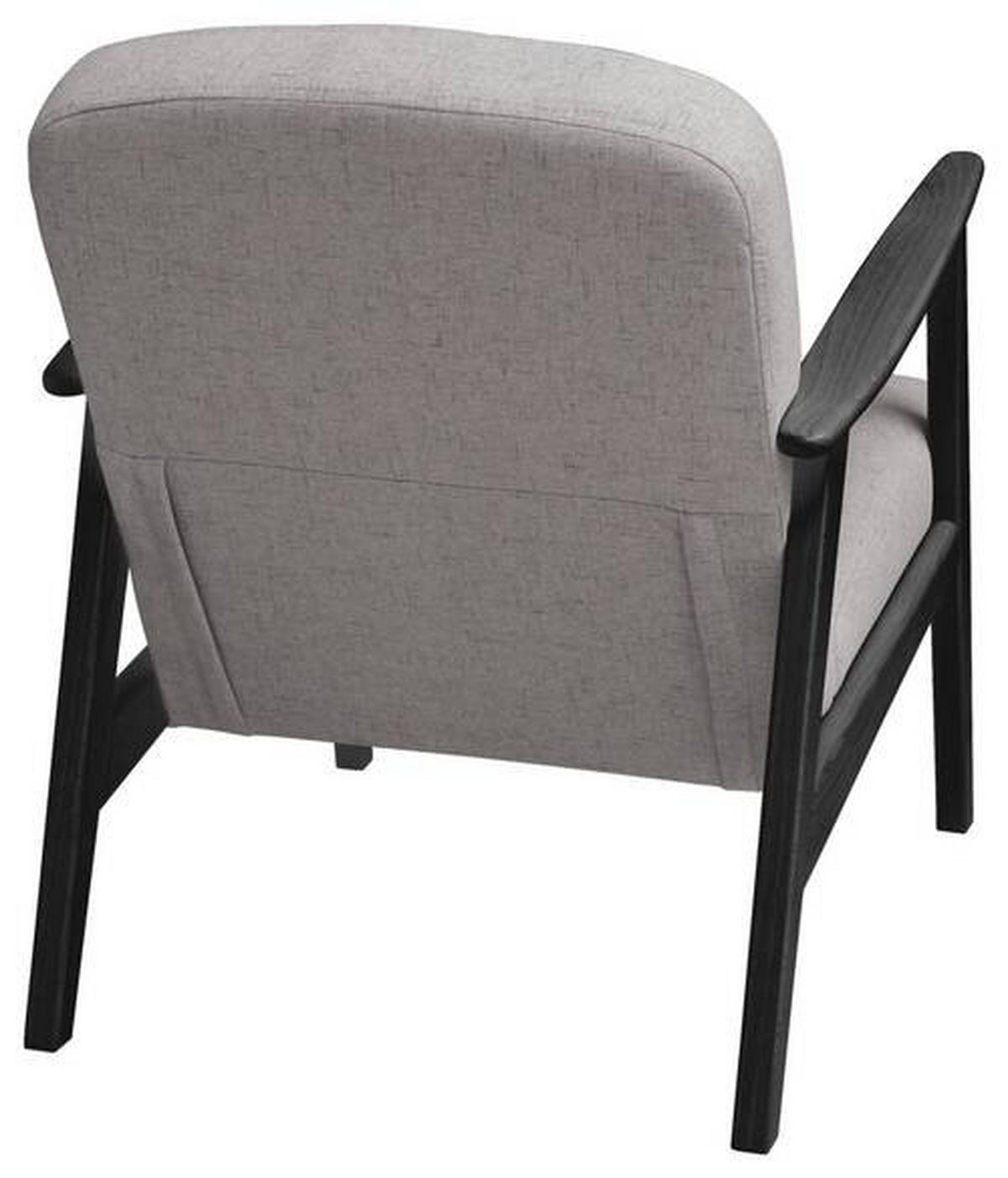 SESSEL in Webstoff Beige, Grau, Schwarz  - Beige/Schwarz, Natur, Holz/Textil (63/78/78cm) - Livetastic