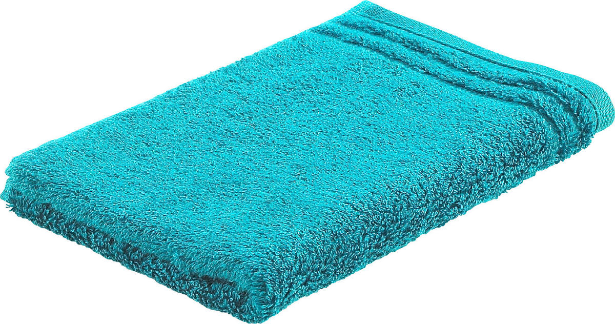 RUČNÍK PRO HOSTY, 30/50 cm, tyrkysová - tyrkysová, Basics, textil (30/50cm) - Vossen