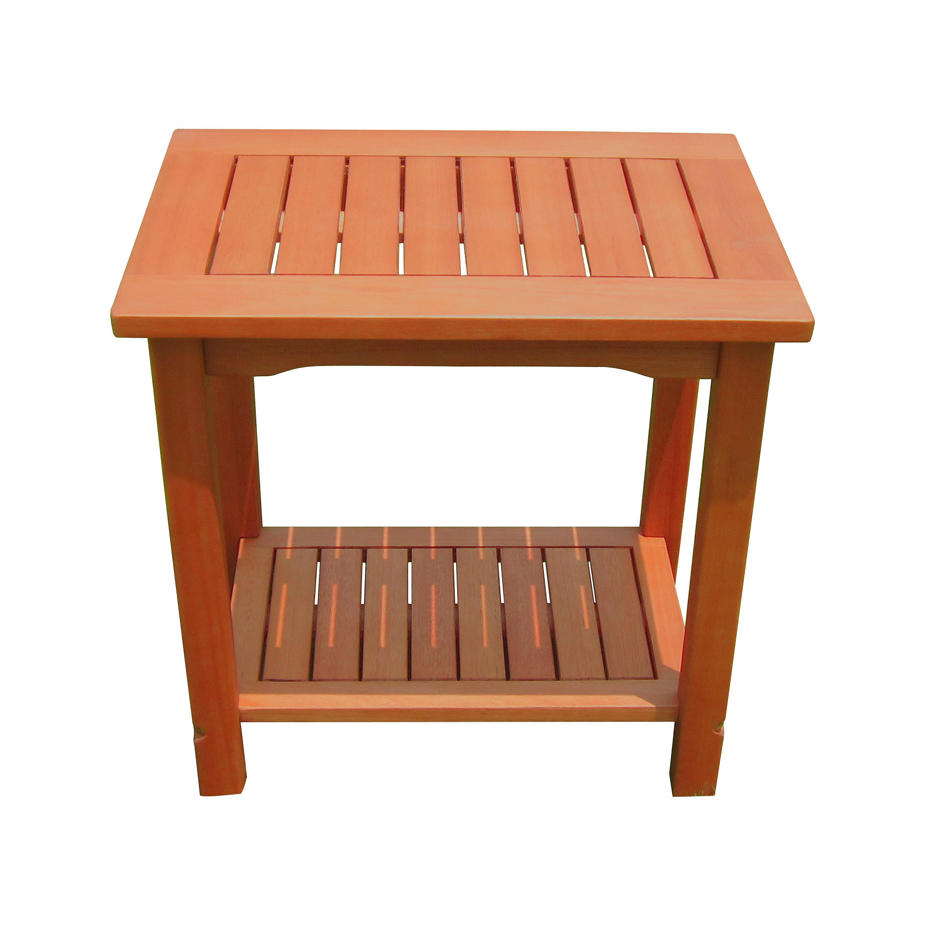 GARTENBEISTELLTISCH 35/50/50 cm Holz  - Braun, MODERN, Holz (35/50/50cm) - Gardenson