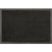SCHMUTZFANGMATTE - Schwarz, Basics, Kunststoff/Textil (45/70cm)