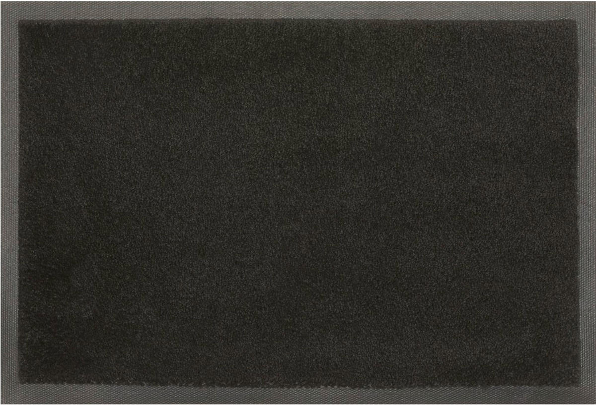 SCHMUTZFANGMATTE - Schwarz, Basics, Kunststoff/Textil (45/70cm)