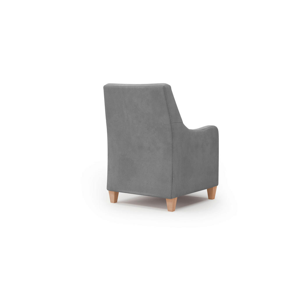 Thumbnail - Sit & More Sessel Palmera V, Grau, Textil, Buche, 70x93x75 cm, Goldenes M, Oeko-Tex® Standard 100, Made in Europe, DGM-K...