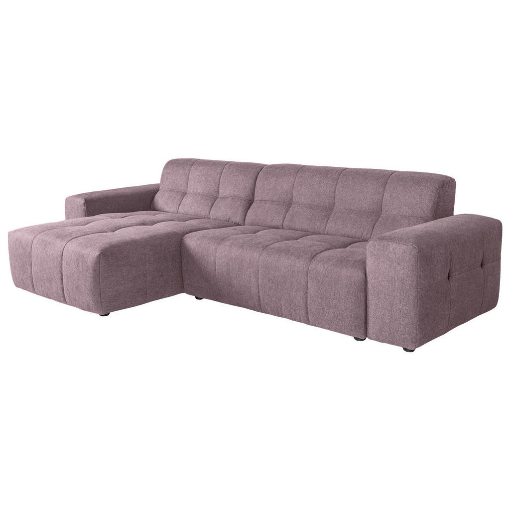 Thumbnail - Carryhome Ecksofa, Altrosa, Textil, 5-Sitzer, Ottomane rechts, Ottomane links, seitenverkehrt montierbar, L-Form, 295x15...