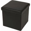 SITZWÜRFEL Schwarz  - Schwarz, Basics, Kunststoff (38/38/38cm) - Echtwerk
