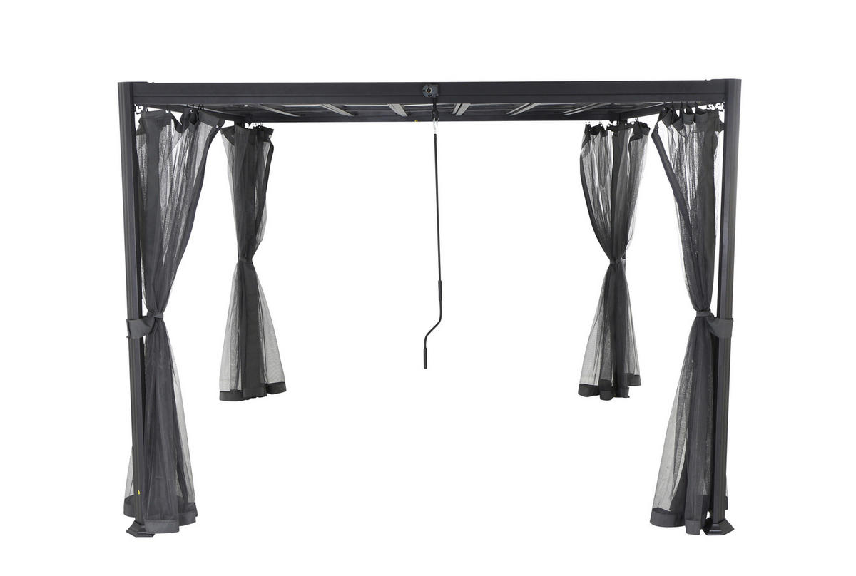 MOSKITONETZ  - Grau, Basics, Kunststoff (216/300cm) - Gardenson