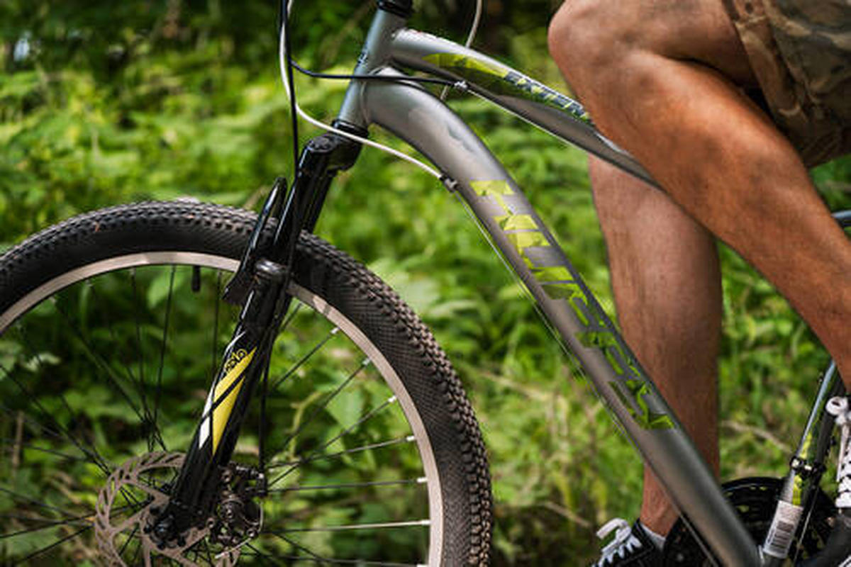 KINDERFAHRRAD 26 Zoll  - Edelstahlfarben, Basics, Metall (61,8/177/104,1cm)