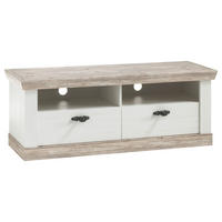 LOWBOARD  in 134/51/44 cm  - Hellbraun/Schwarz, Design, Holzwerkstoff/Metall (134/51/44cm) - MID.YOU