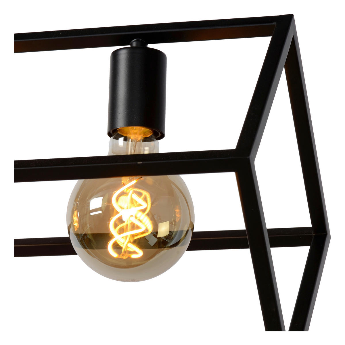 HÄNGELEUCHTE 80/28/161 cm  - Schwarz, Basics, Metall (80/28/161cm) - Lucide