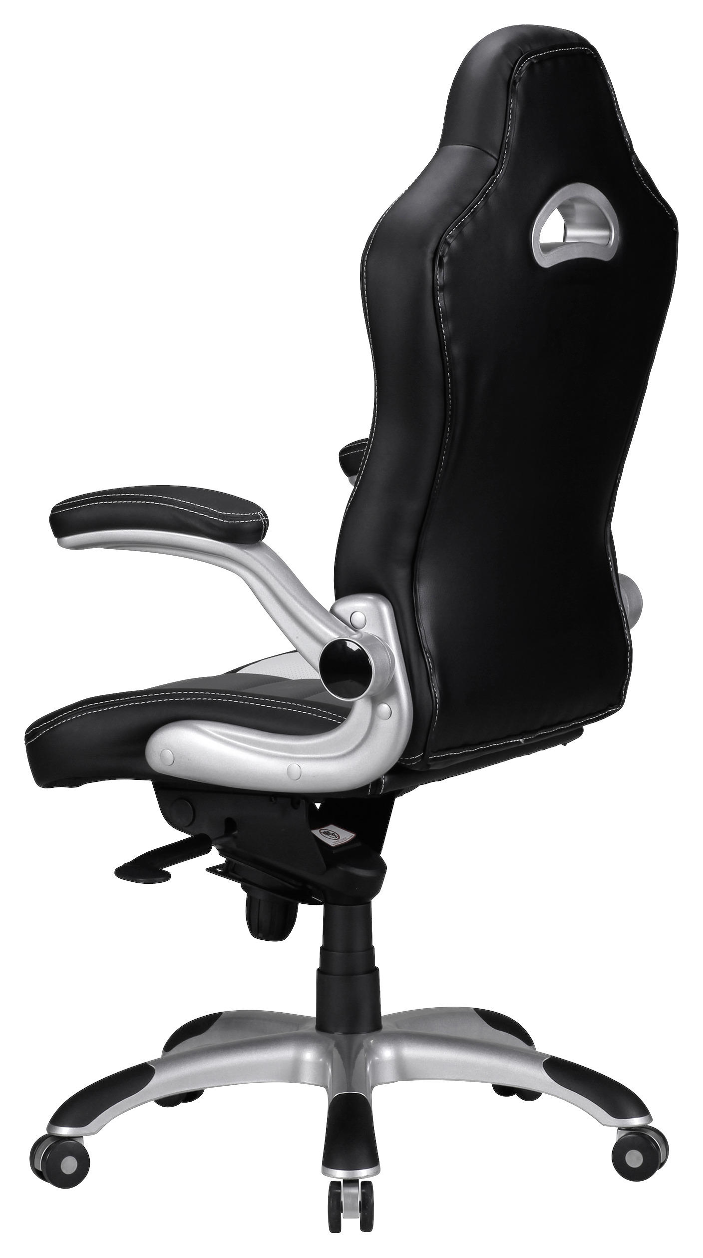 GAMING STOLICA siva, crna tekstil - siva/crna, Moderno, tekstil/plastika (70/120/70cm) - MID.YOU